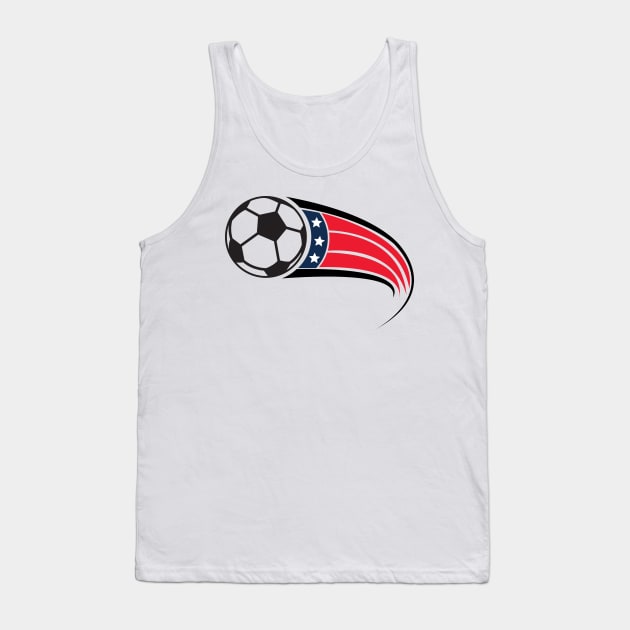 USA Soccer Tank Top by justSVGs